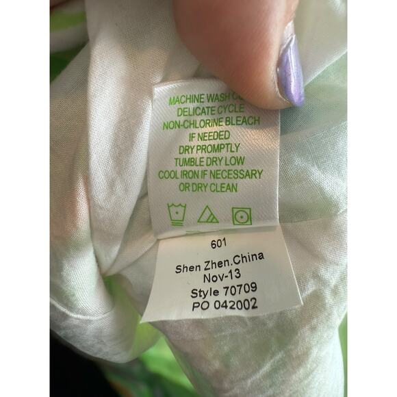 Lilly Pulitzer Fryer Elephant Ear Printed Shift Mini Dress Green Womens Size 2 - Picture 11 of 13